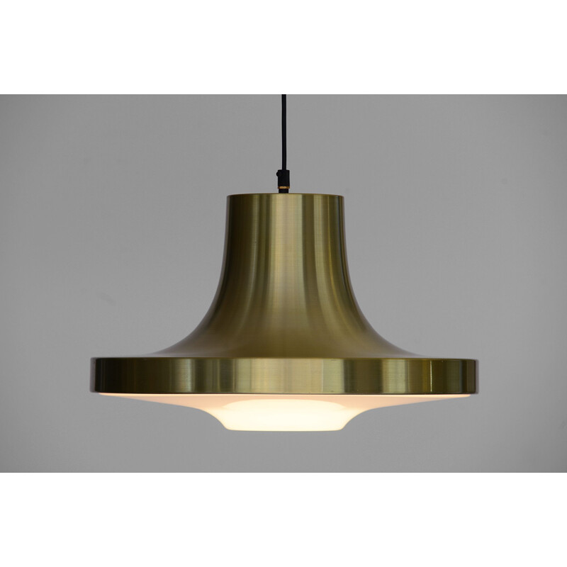 Golden pendant lamp in aluminum by Fagerhults