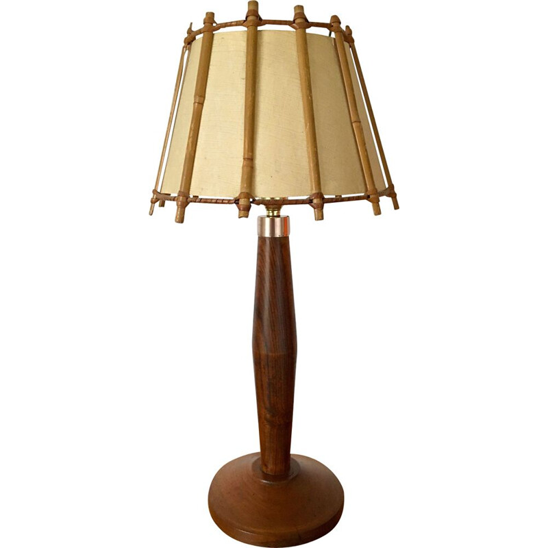 Vintage lamp walnut