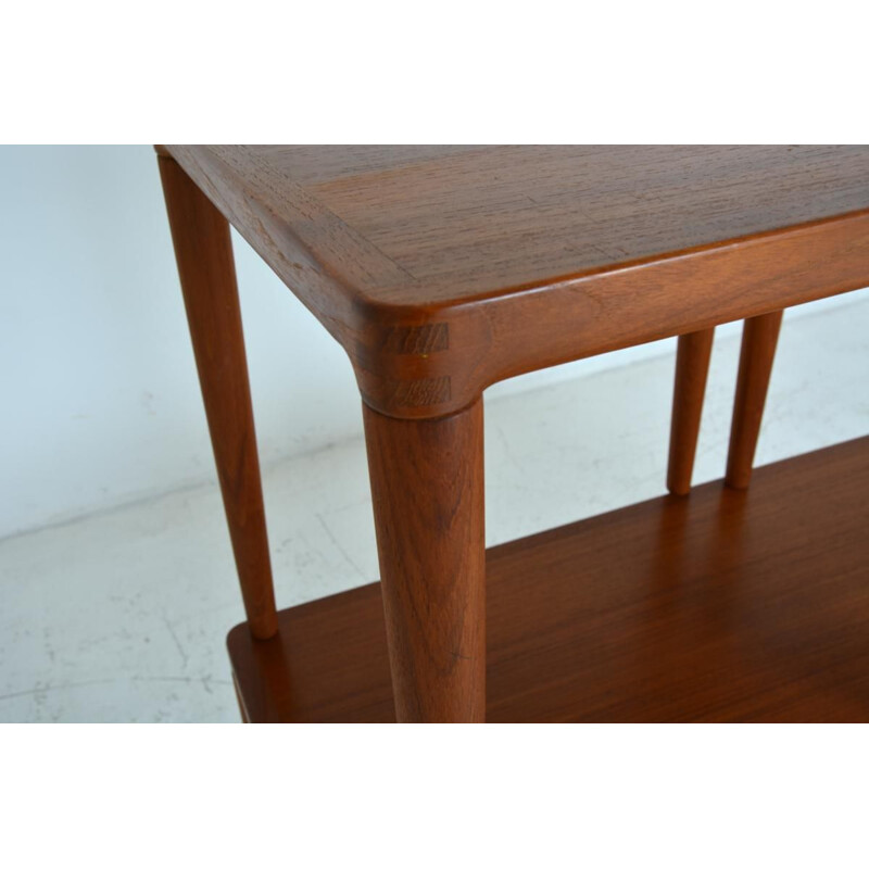 Vintage nesting tables in teak Scandinavian 1960s