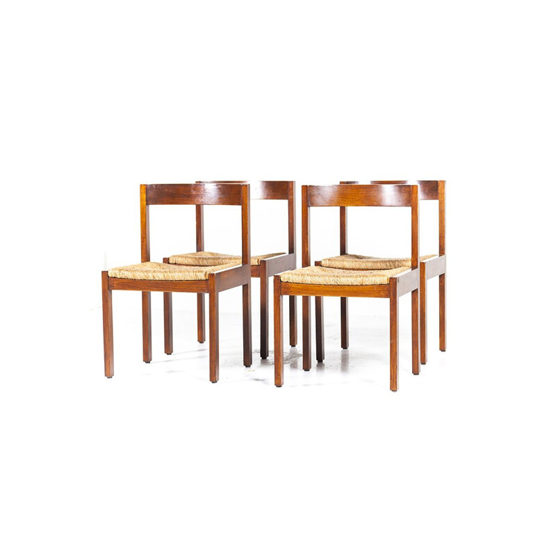 Set of 4 Vintage Dining Chairs by Martin Visser for T Spectrum, 1960s