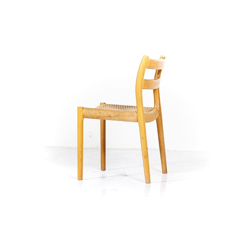Série de 4 chaises à repas vintage n.84 par Niels Otto Møller pour J.L. Møllers années 1960