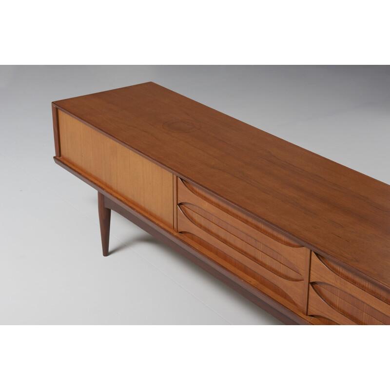 Vintage Paolo sideboard for V-Form in teakwood 1950