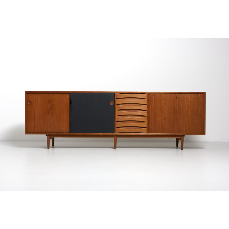 Vintage scandinavian teak 29A sideboard for Sibast 1950