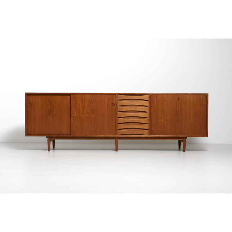 Vintage scandinavian teak 29A sideboard for Sibast 1950