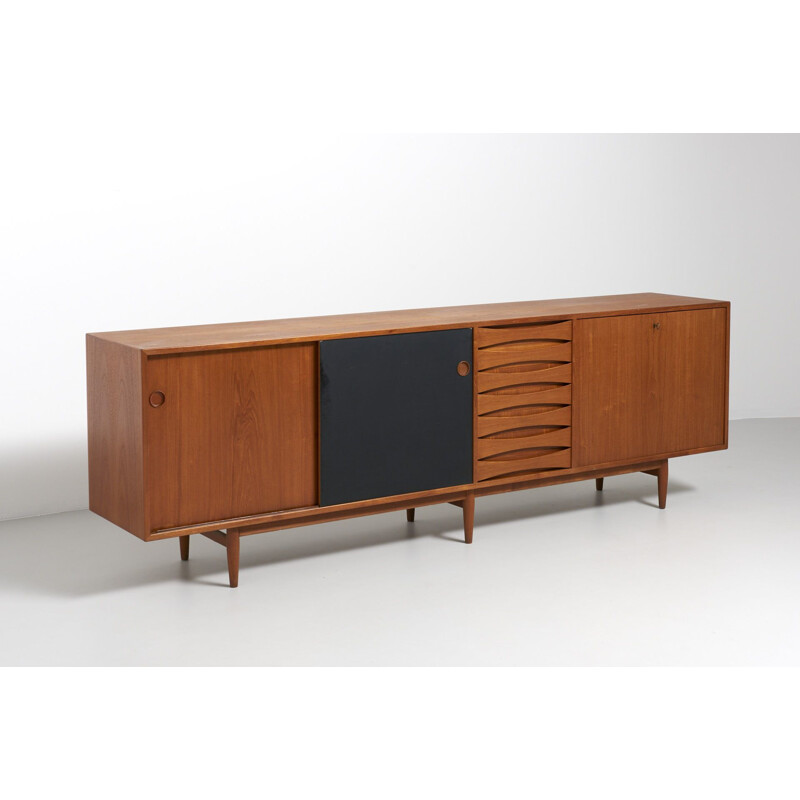 Vintage scandinavian teak 29A sideboard for Sibast 1950