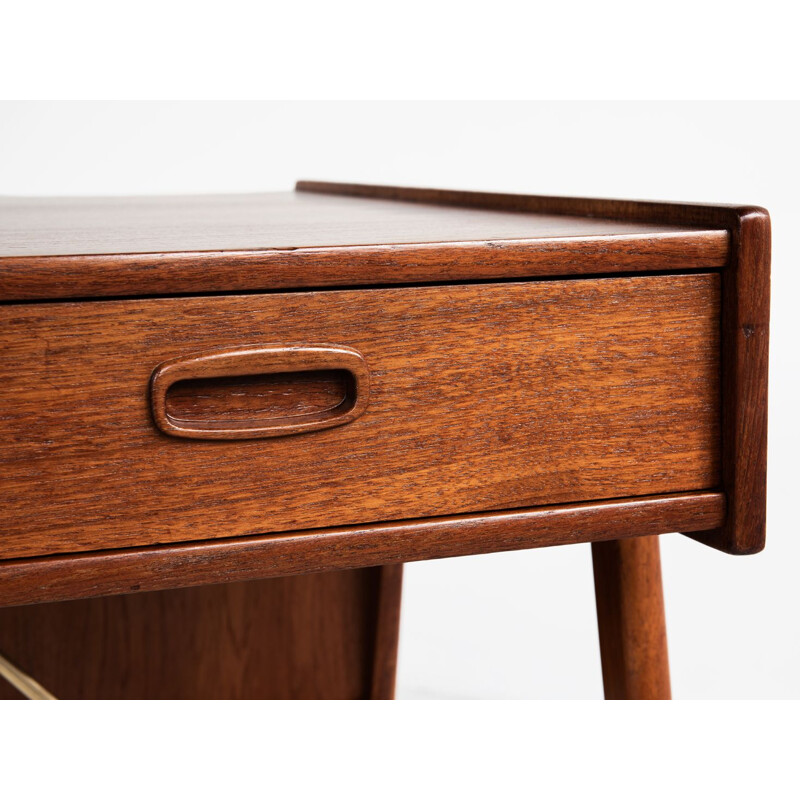 Vintage scandinavian desk by Arne Wahl Iversen in teak 1960