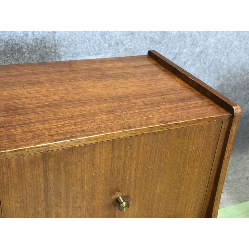 Buffet haut vintage en teck des années 70