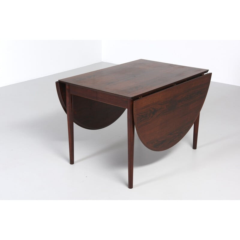 Vintage scandinavian model 227 table for Sibast in rosewood 1950