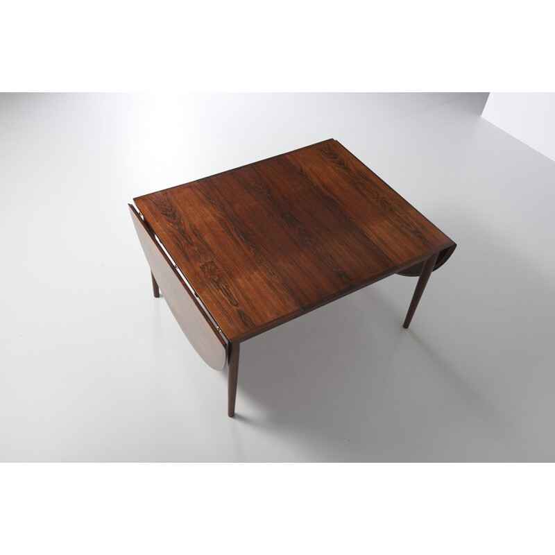 Vintage scandinavian model 227 table for Sibast in rosewood 1950