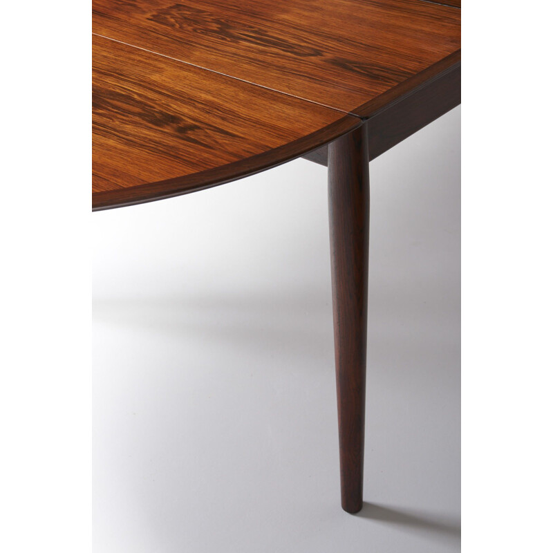 Vintage scandinavian model 227 table for Sibast in rosewood 1950