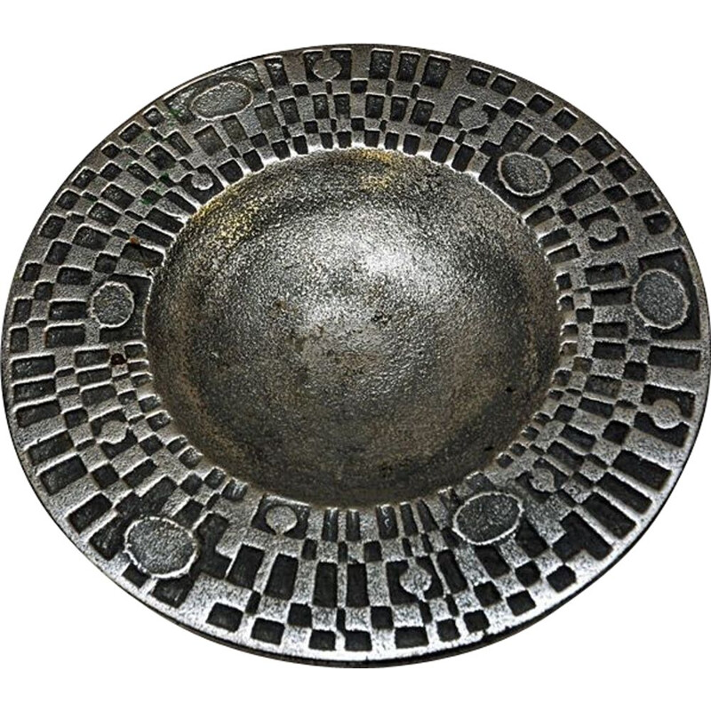 Vintage stainless steel dish