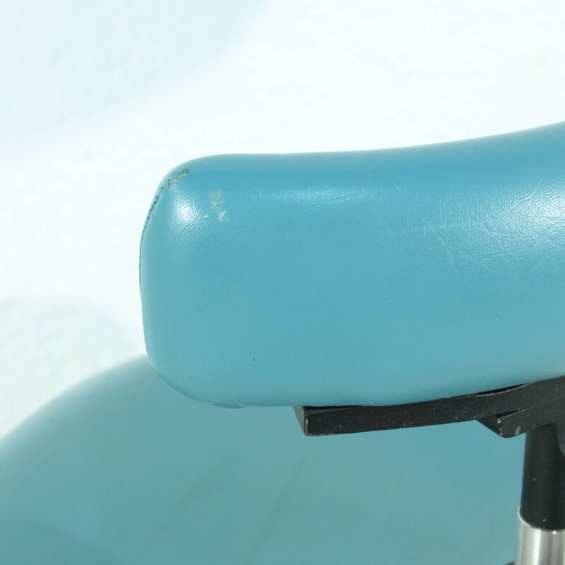 Vintage Stool Doctor blue Germany 1960s