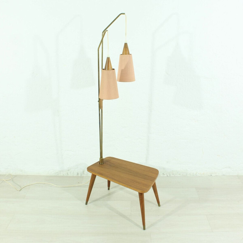 Vintage Floor Lamp in Teak, 1960s