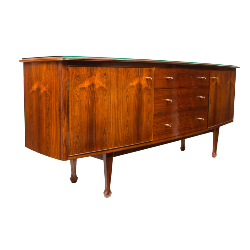 Credenza vintage in palissandro di Andrew J Milne, 1950