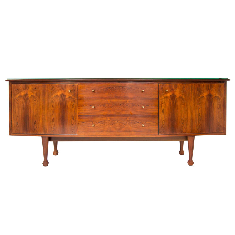 Vintage rosewood sideboard by Andrew J Milne, 1950