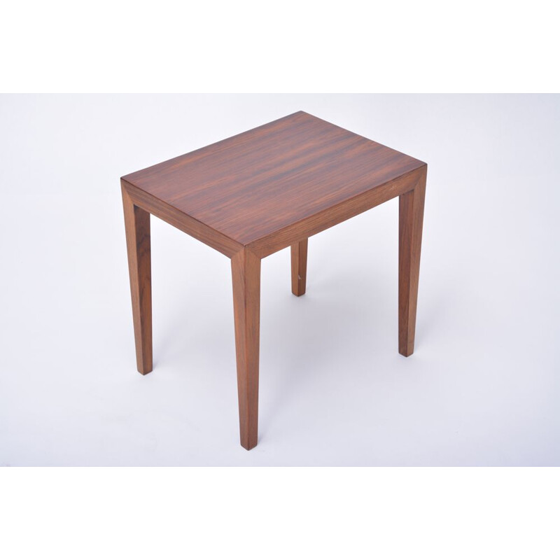 Vintage scandinavian side table by Severin Hansen in rosewood 1960