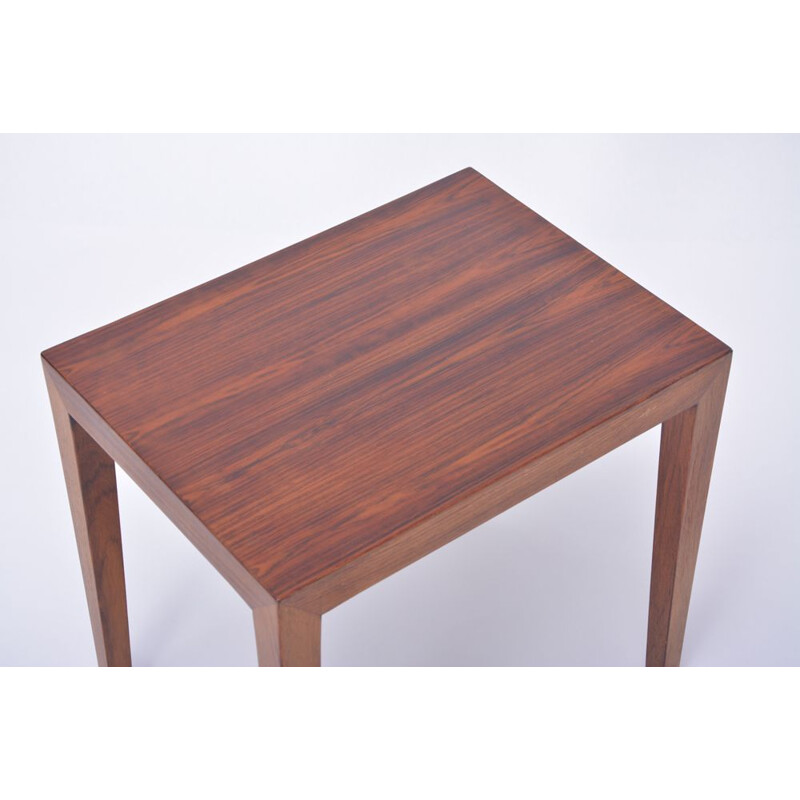 Vintage scandinavian side table by Severin Hansen in rosewood 1960