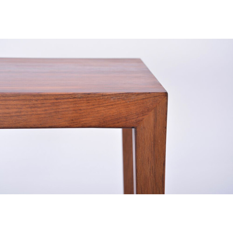 Vintage scandinavian side table by Severin Hansen in rosewood 1960