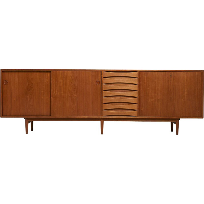 Vintage scandinavian teak 29A sideboard for Sibast 1950