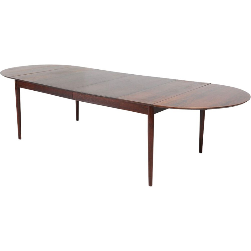 Vintage scandinavian model 227 table for Sibast in rosewood 1950