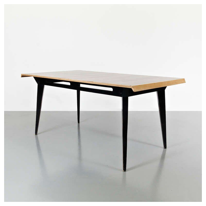 Vintage dining table by Robin Day for Hille