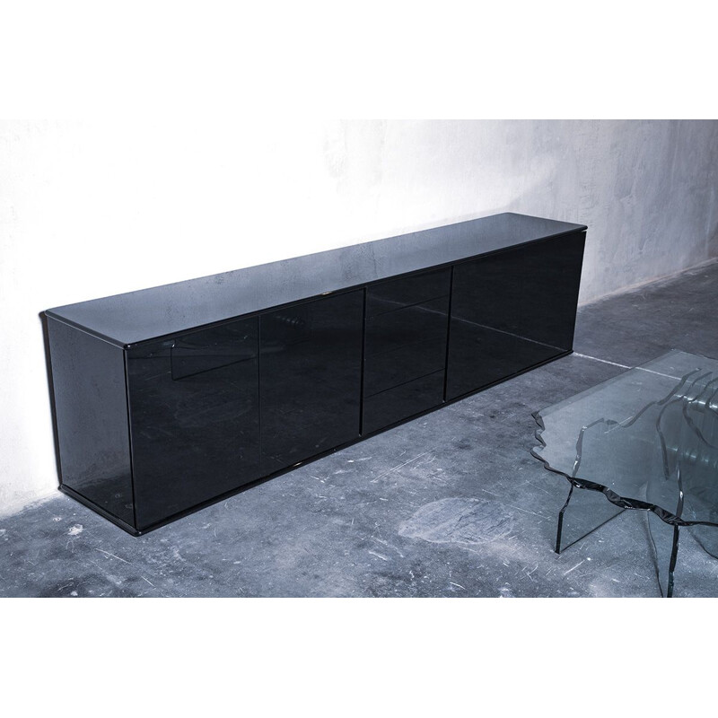 Black sideboard by Giulio Cappellini for Cappellini