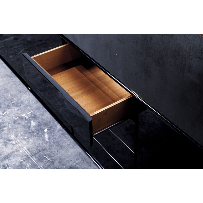 Black sideboard by Giulio Cappellini for Cappellini