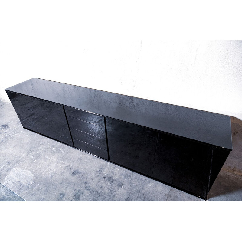 Black sideboard by Giulio Cappellini for Cappellini