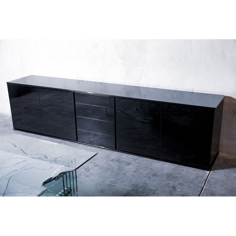 Black sideboard by Giulio Cappellini for Cappellini