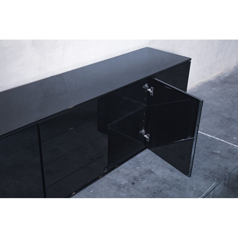Black sideboard by Giulio Cappellini for Cappellini