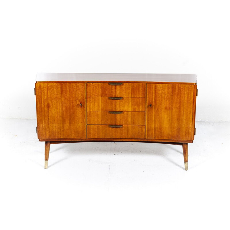 Curved sideboard by A.A. Patijn for Zijlstra Joure 