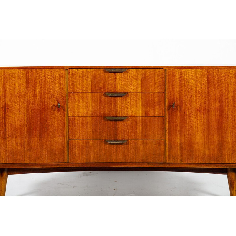 Curved sideboard by A.A. Patijn for Zijlstra Joure 