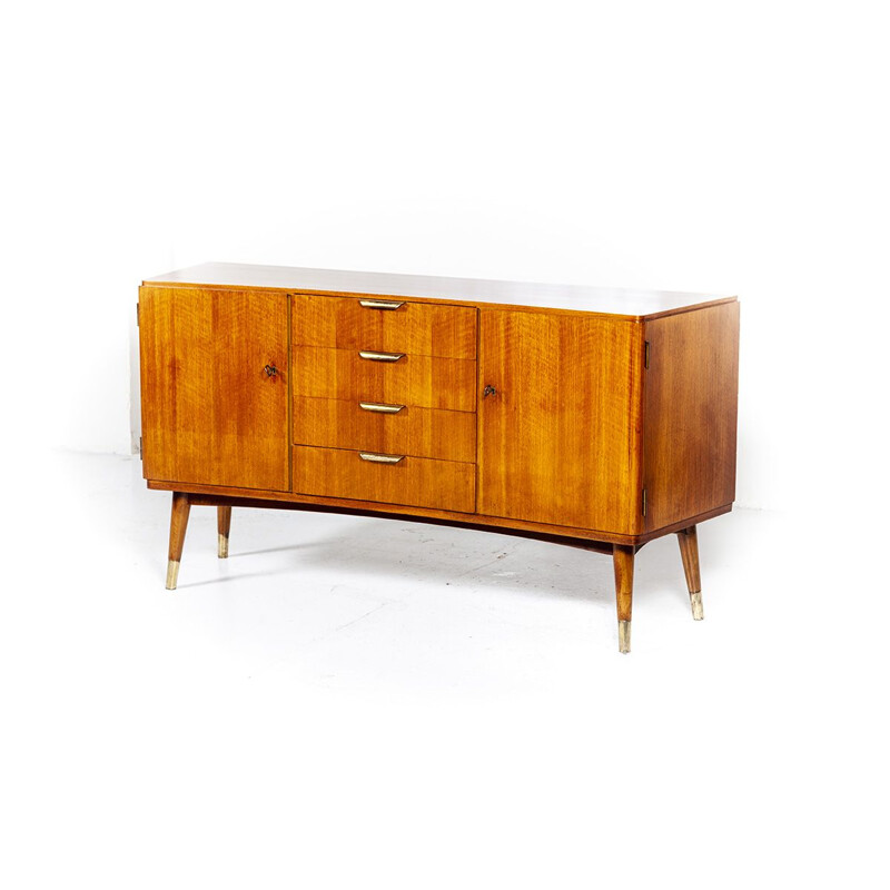 Curved sideboard by A.A. Patijn for Zijlstra Joure 
