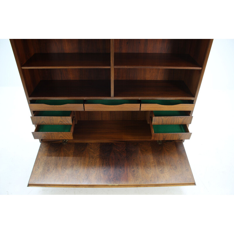Vintage Bookcase in rosewood Oman Junn 1960s