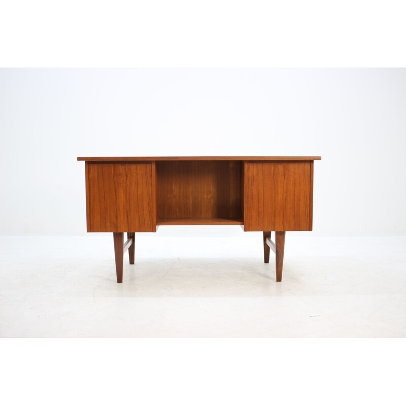 Vintage Writing Desk in Teak Danish 1960s 