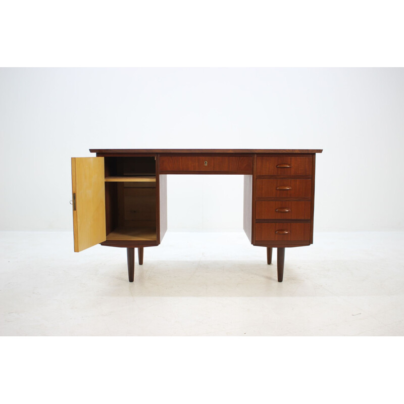 Vintage Writing Desk in Teak Danish 1960s 