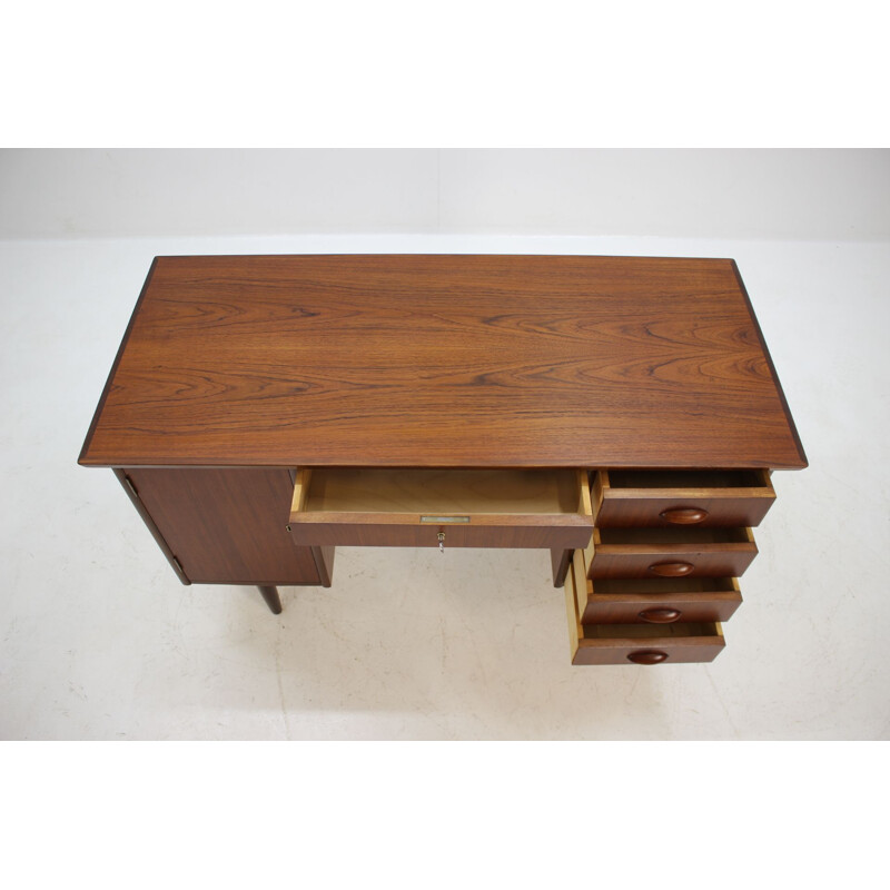 Vintage Writing Desk in Teak Danish 1960s 