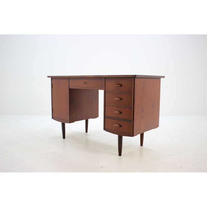 Vintage Writing Desk in Teak Danish 1960s 