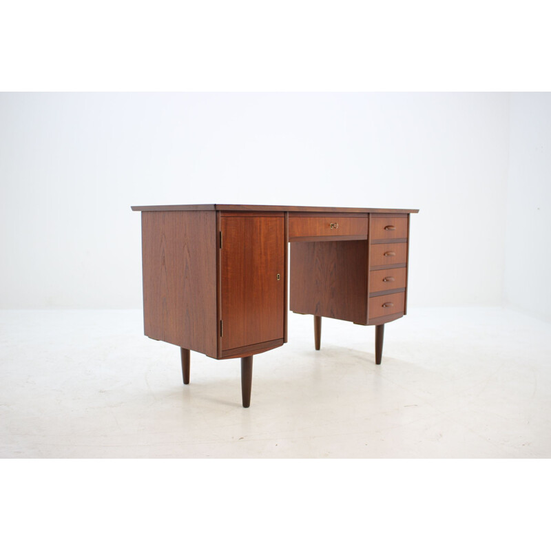 Vintage Writing Desk in Teak Danish 1960s 