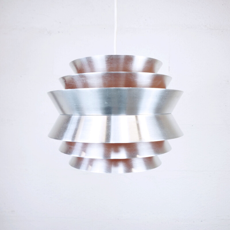 Vintage silver plated suspension lamp by Carl Thore