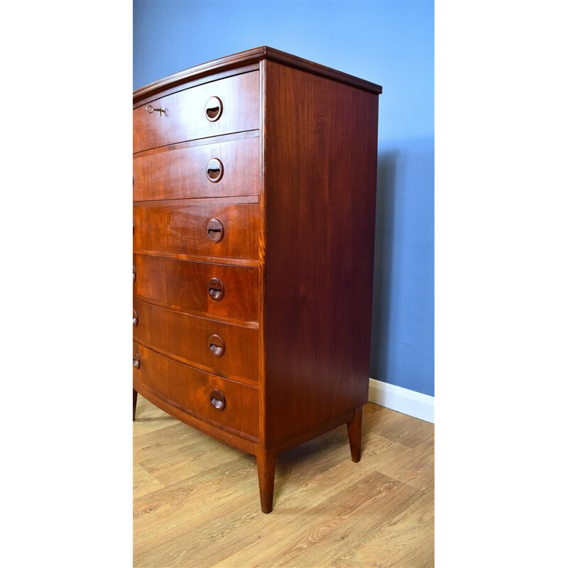 Vintage Chest of Drawers in Teak by Aggersund Møbelfabrik Danish 1950s