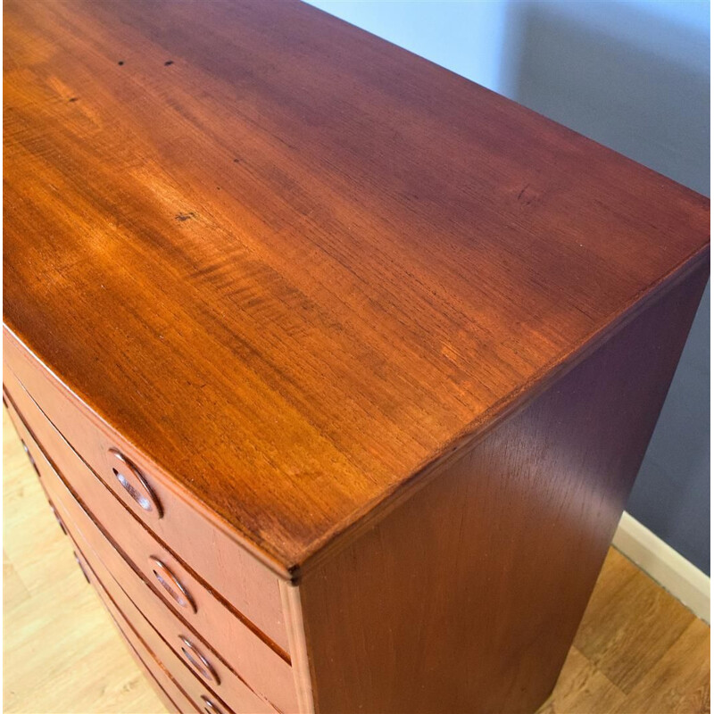 Vintage Chest of Drawers in Teak by Aggersund Møbelfabrik Danish 1950s