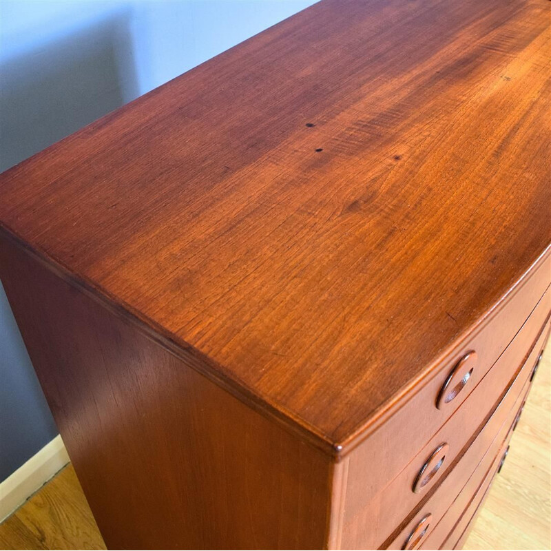 Vintage Chest of Drawers in Teak by Aggersund Møbelfabrik Danish 1950s