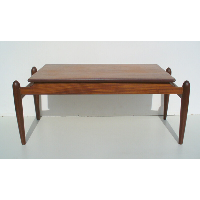 Scandinavian coffee table in wood - 1950s