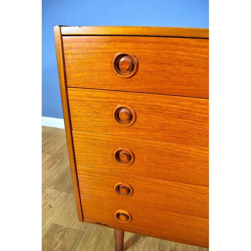 Vintage Chest of Drawers in Teak Danish 1960s 