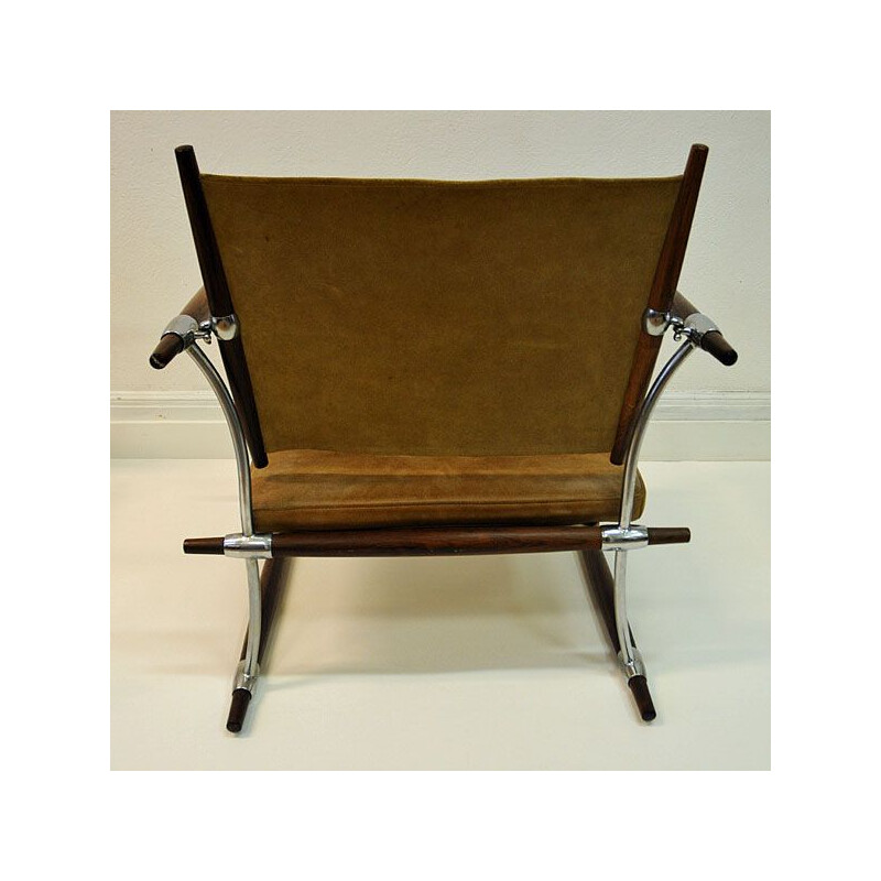 Pair of Stokke armchairs by Jens H. Quistgaard, Nissen, Denmark 1966