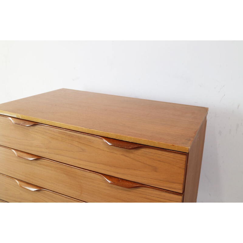 Vintage chest of drawers in teak by Europa 1970s