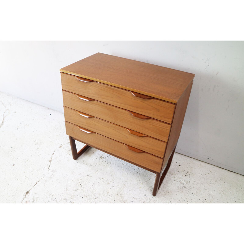 Vintage chest of drawers in teak by Europa 1970s