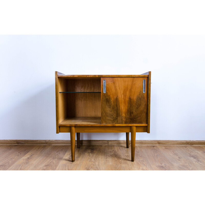 Vintage chest of drawers in walnut by Bytomskie, 1960s