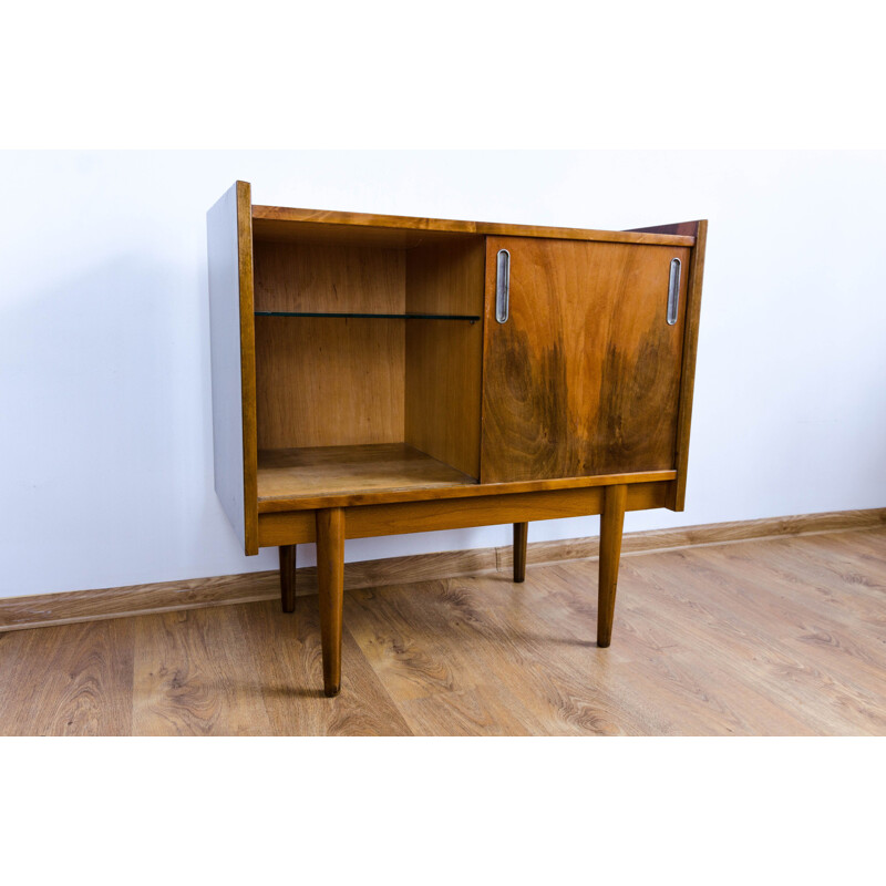 Vintage chest of drawers in walnut by Bytomskie, 1960s